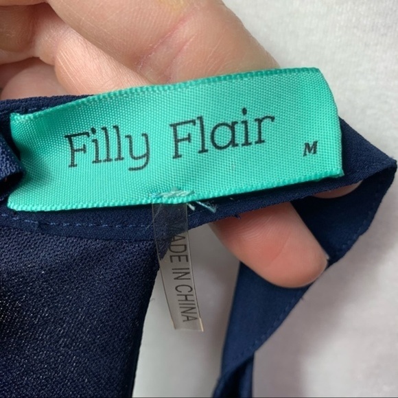 Filly Flair Halter Colorblock High Low Maxi Dress - Picture 7 of 9